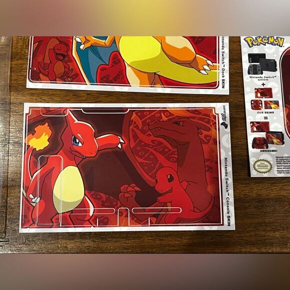 Pokemon Themed Skin Set For Nintendo Switch - Picture 2 of 6